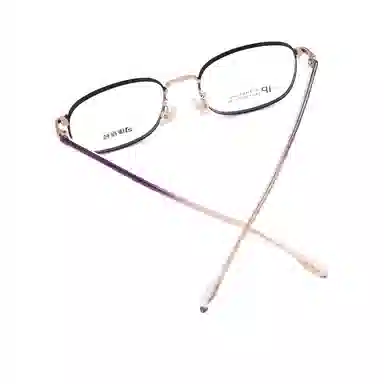 【联系客服可配度数】 康视顿 潮韩系文艺超轻 β钛 不规则形 光学镜架 男女同款情侣款