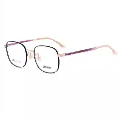 【联系客服可配度数】 康视顿 潮韩系文艺超轻 β钛 不规则形 光学镜架 男女同款情侣款