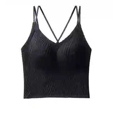 都市丽人 背心舒适打底美背外穿无痕高颜值无钢圈网红女士夏季吊带 女款