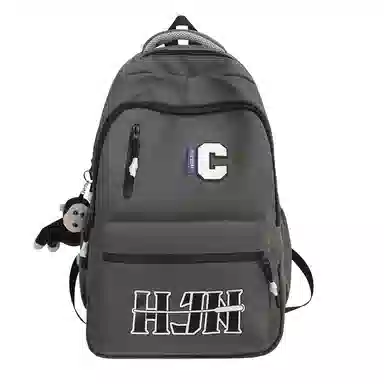 行途 潮流字母时尚简约大容量旅行高级感休闲 尼龙 双肩包 男女同款情侣款 多色