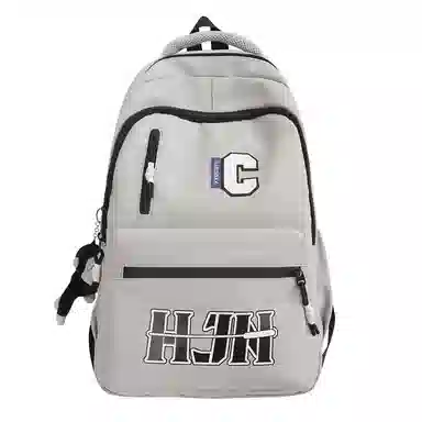 行途 潮流字母时尚简约大容量旅行高级感休闲 尼龙 双肩包 男女同款情侣款 多色