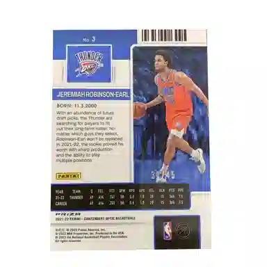 PANINI 2021-22 optic RC 3045