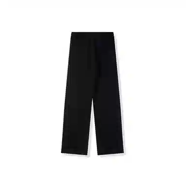 我是大卫 时尚简约百搭宽松直筒休闲裤 男款 黑色