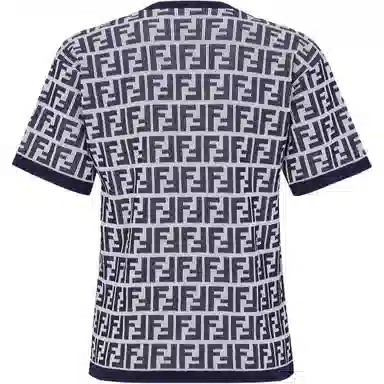 FENDI Navy Blue Cotton Jumper