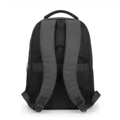 稻草人 大容量休闲商务防泼水 织物 男款 黑色 双肩包