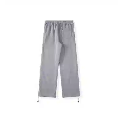 我是大卫 直筒纯色舒适休闲裤 男款 灰色