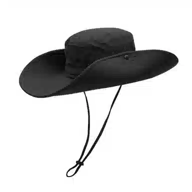 浪莎 户外登山遮阳防晒钓鱼超大帽檐透气网格可折叠太阳帽 涤纶 渔夫帽 男女同款情侣款