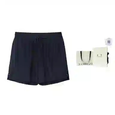 桑罗 简约舒适纯色抽绳睡裤 男款