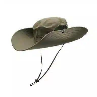 浪莎 户外登山遮阳防晒钓鱼超大帽檐透气网格可折叠太阳帽 涤纶 渔夫帽 男女同款情侣款