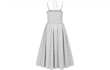 太平鸟 吊带长款连衣裙 女款 灰色