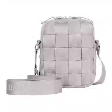 Supreme Woven Shoulder Bag Silver
