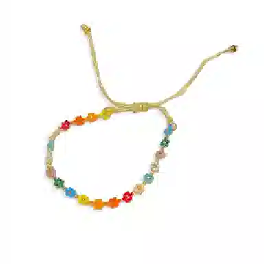 阡陌 多巴胺彩珠手绳 精致简约时尚百搭小众高级多巴胺可爱风小清晰穿搭 女友闺蜜礼盒 树脂 手链 女款