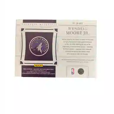 PANINI 2022-23 panini RC 0225 PATCH