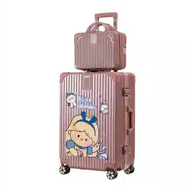 奥鹰   卡通多尺寸子母密码旅行皮箱子大容量情侣同款