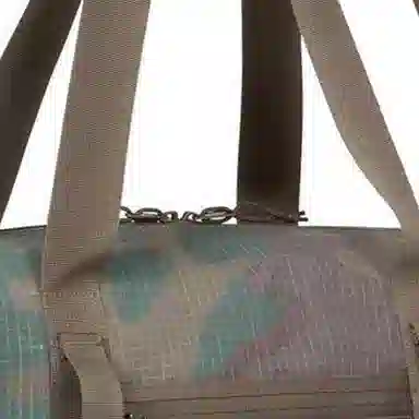 Supreme Logo Zip Nylon Tote Bag Woodland Camo