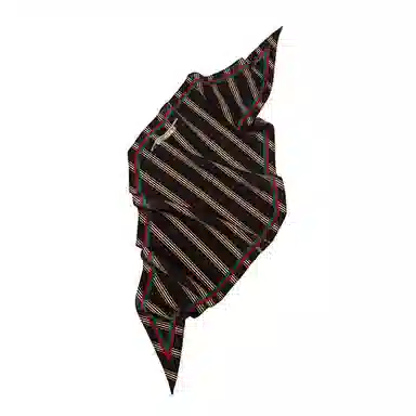 杭丝路 菱形小长条围巾纱巾护颈薄款遮脖子防晒 桑蚕丝 丝巾 女款 白色