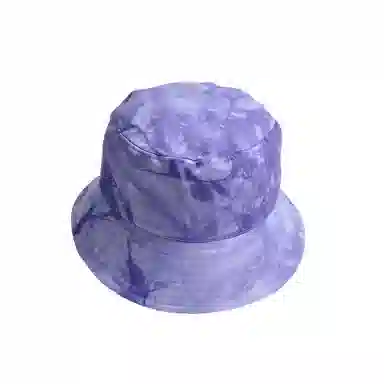 撞青春 夏季短檐盆帽户外出游扎染遮阳防晒春夏 棉 渔夫帽 女款