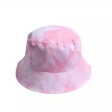 撞青春 夏季短檐盆帽户外出游扎染遮阳防晒春夏 棉 渔夫帽 女款