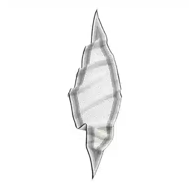 杭丝路 菱形小长条围巾纱巾护颈薄款遮脖子防晒 桑蚕丝 丝巾 女款 白色