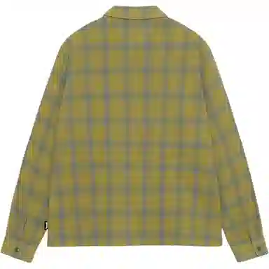 Stussy SS24 ZIP SHIRT TWISTED YARN PLAID