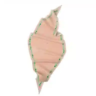 杭丝路 菱形小长条围巾纱巾护颈薄款遮脖子防晒 桑蚕丝 丝巾 女款 白色