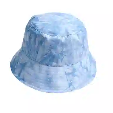 撞青春 夏季短檐盆帽户外出游扎染遮阳防晒春夏 棉 渔夫帽 女款
