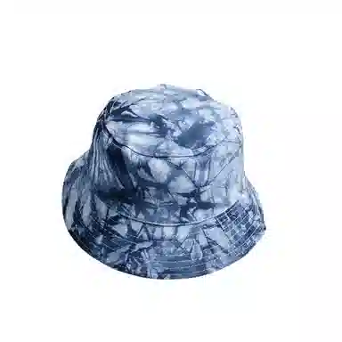 撞青春 夏季短檐盆帽户外出游扎染遮阳防晒春夏 棉 渔夫帽 女款