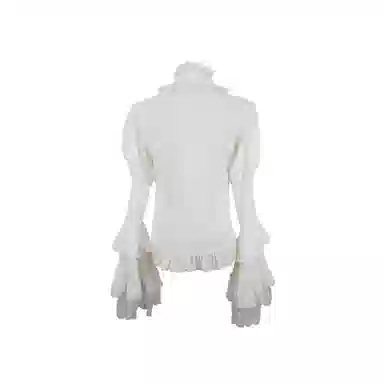 豹了个猫 暗香蝠动姬袖内搭 哥特风打底暗黑长袖衬衫 女款