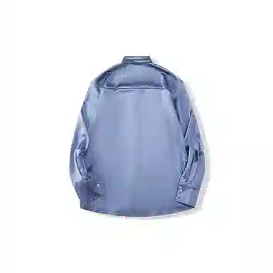 我是大卫 设计感小众免烫宽松纯色港风长袖衬衫 男款