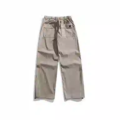 赞仕 国潮美式街头伞兵裤直筒束脚阔腿裤宽松垂感潮牌休闲裤 男女同款