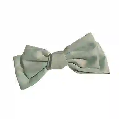 彤彤兔 复古缎面大蝴蝶结优雅舒适 发夹 女款