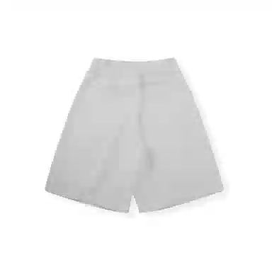 我是大卫 日系简约风潮流百搭五分裤宽松休闲短裤 男款 白色