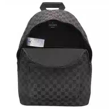 Jordan Checkered Print Backpack Black
