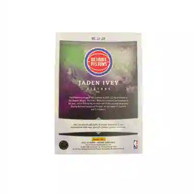 PANINI 2022-23 RC 1825 patch