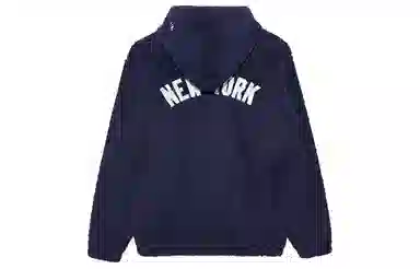 New Era Yankees Logo Hoodie Jacket Navy