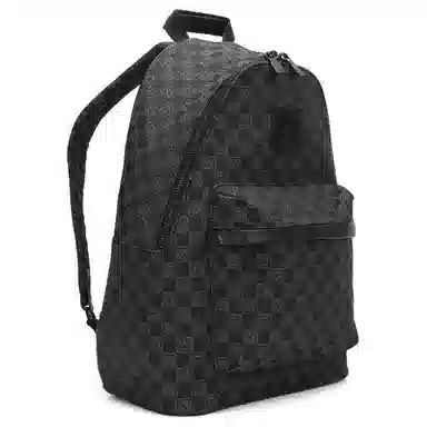 Jordan Checkered Print Backpack Black