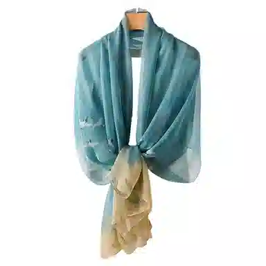 撞青春 大纱巾仿真丝 高端春夏防晒高档薄款时尚 丝巾 女款