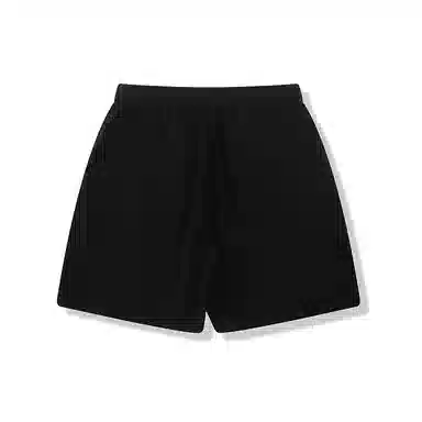 我是大卫 韩版时尚高级感小众设计百搭宽松直筒休闲短裤 男款 黑色