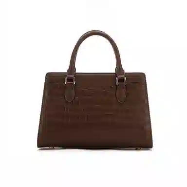 红蜻蜓真皮手提包大容量手拎包包女士鳄鱼纹妈妈包斜挎包多色牛皮