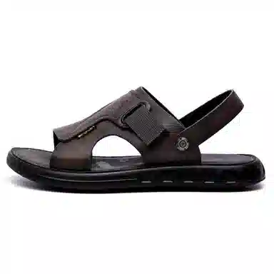 圣大骑士 头层牛皮 舒适百搭 沙滩凉鞋 男款