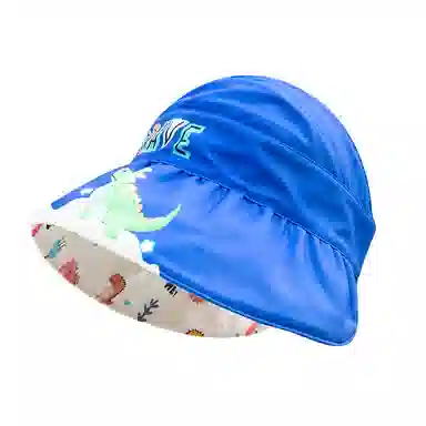 浪莎 贝壳大帽檐韩版太阳帽帅气渔夫鸭嘴 薄款 防晒帽 儿童款