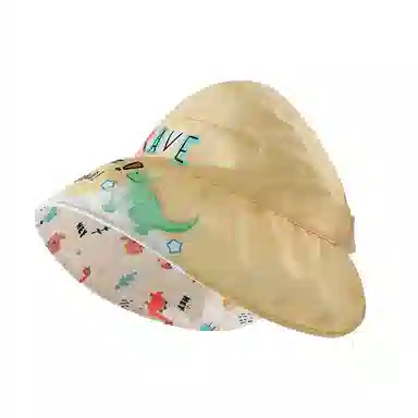 浪莎 贝壳大帽檐韩版太阳帽帅气渔夫鸭嘴 薄款 防晒帽 儿童款