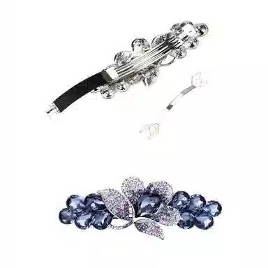 左欧 一字夹子卡子马尾 发夹 女款