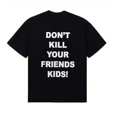 Revenge SS24 XXXTENTACION Cartoon Print T-Shirt Black