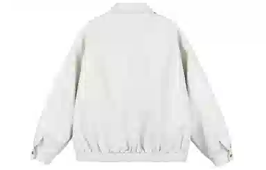 美式复古机车风宽松翻领夹克设计皮衣 男女同款