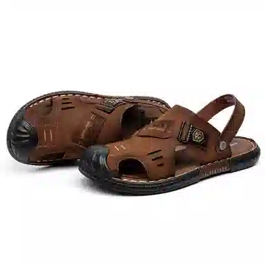 圣大骑士 外穿休闲防滑耐磨 沙滩凉鞋 男款