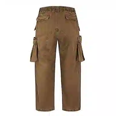 赞仕 阔腿伞兵裤工装裤小众新款宽松设计感休闲裤 男女同款