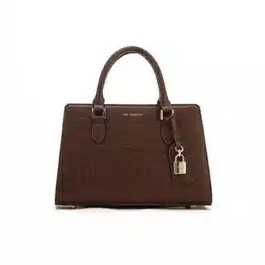 红蜻蜓真皮手提包大容量手拎包包女士鳄鱼纹妈妈包斜挎包多色牛皮