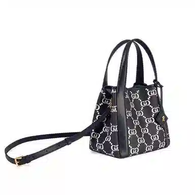 梦特娇 小众时尚通勤复古老花 合成革 单肩斜挎包 中号 女款 曜石黑/月石灰/椰奶白/果壳棕/琥珀色