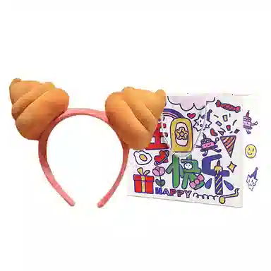 嗷嗷熊 创意搞怪便便发箍 可爱治愈 玩偶周边